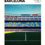 FC Barcelona Stadium Poster