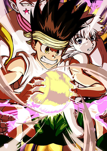 Final Throw Volleyball Match Hunter x Hunter Poster