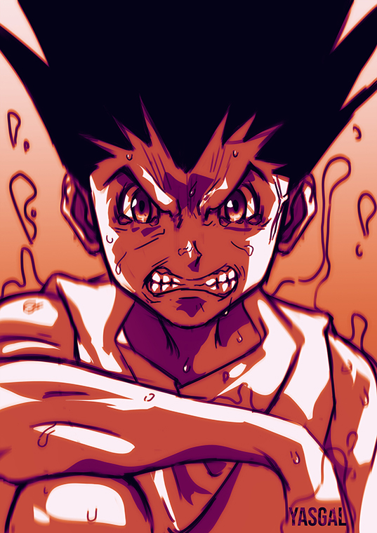 Furious Gon HxH Poster