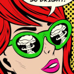 Future is so bright Retro Comics Pop Art Poster