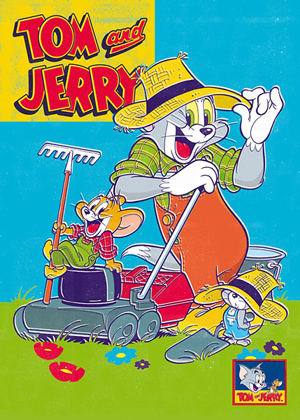 Gardener Tom and Jerry Poster