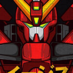 GAT-X303 Aegis Gundam Mecha Anime Poster