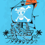 Going Merry Pirate Ship One Piece Poster