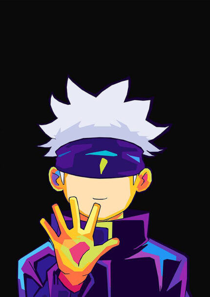 Gojo Satoru Cute JJK Pop art Poster
