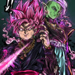 Goku Black and Zamasu Dragon Ball Comic Poster