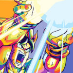 Goku Kamehameha Dragon Ball Pop art Poster