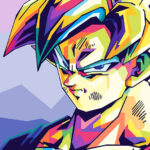 Goku Super DBz Pop art Poster