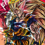 Goku Super Saiyan 3 Dragon Ball Comic Poster