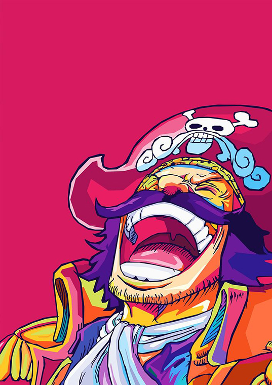 Gold D Roger One Piece Pop art Poster