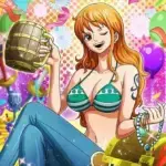 Gold lady Nami One Piece Poster
