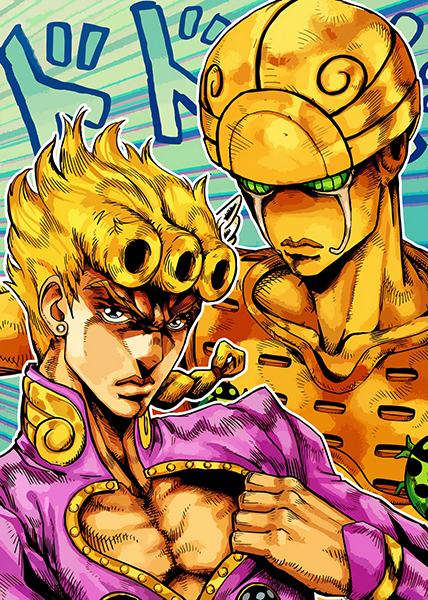 Golden Wind JoJo's Bizarre Adventure Poster