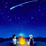 Gon and Killua Bon Fire Hunter x Hunter Poster