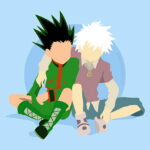 Gon and Killua Minimal HxH Poster