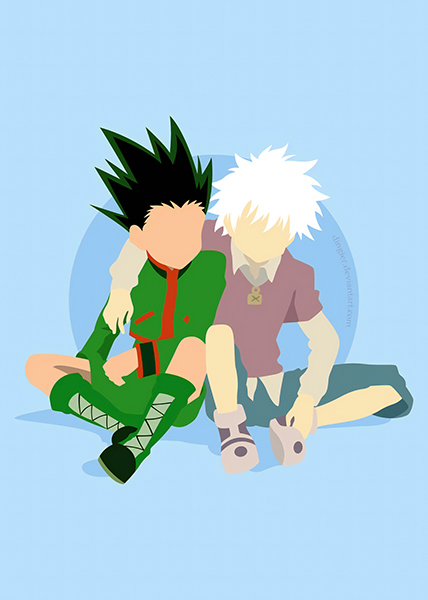 Gon and Killua Minimal HxH Poster