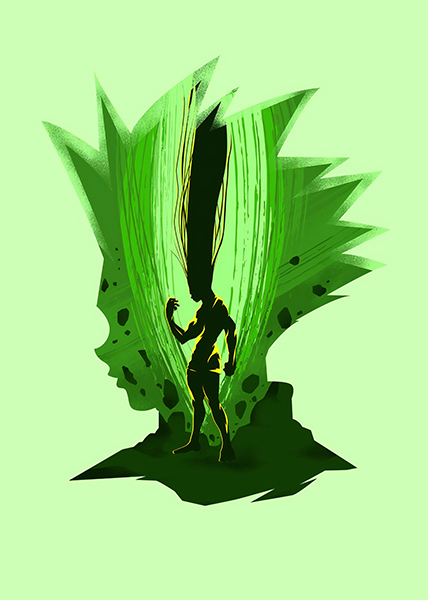 Gon Freecss Minimal Hunter x Hunter Poster