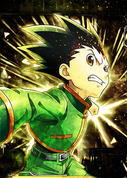 Gon Jajanken Punch HxH Poster