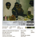 Good Kid MAAD City By Kendrick Lamar Album Poster