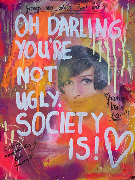 Grannys wise advice No.1 Poster