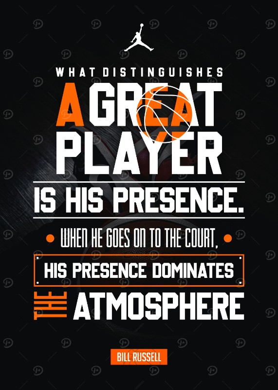 Great Player Bill Russell Poster