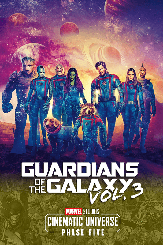 Guardians Of the Galaxy Vol 3 2023 Poster