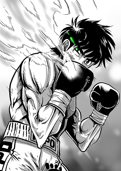 Hajime no Ippo Gazelle punch Poster