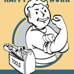 Hard work is Happy work Gaming Poster