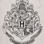 Harry Potter Hogwarts Insignia White Poster