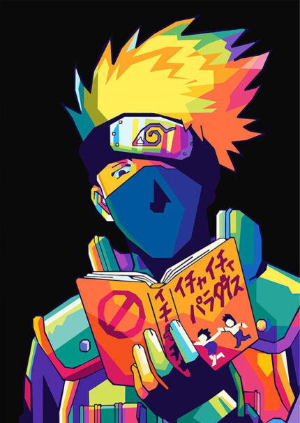 Hatake Kakashi Naruto Pop art Poster