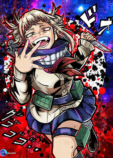 Himiko Toga My hero academia Anime Comic Poster