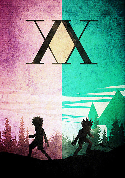 Hunter x Hunter Minimalist anime Poster