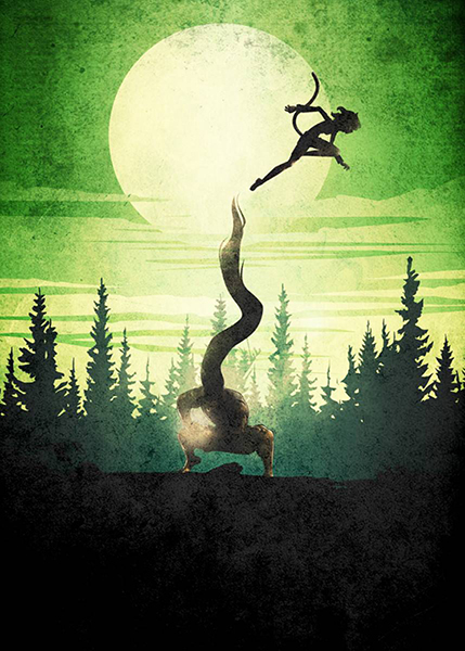 hunter x Hunter Perfect Gon Minimalist anime Poster