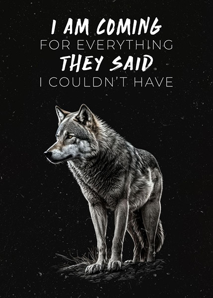 I am coming motivational Poster