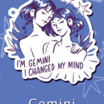 I am Gemini I changed my mind Zodiac Sign Poster