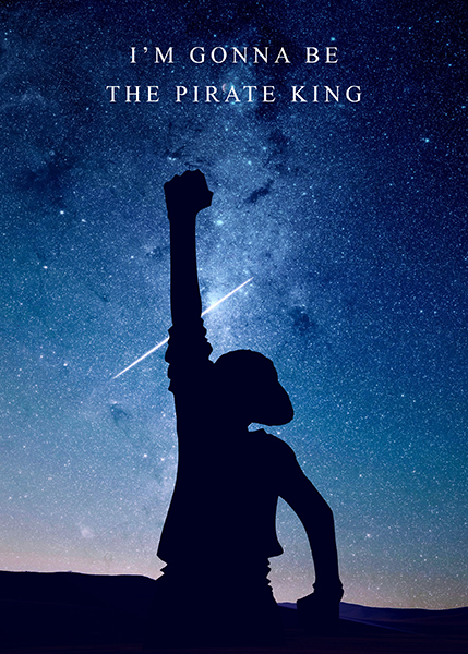 I am Gonna be Pirate King One Piece Poster