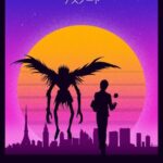 I am Justice Death Note Retro Poster