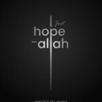 I Just Hope In Allah Poster