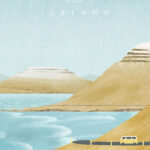 Iceland Minimalist Travel Poster