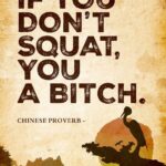 If You Dont Squat U Bitch Poster