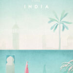 India Minimalist Travel Poster