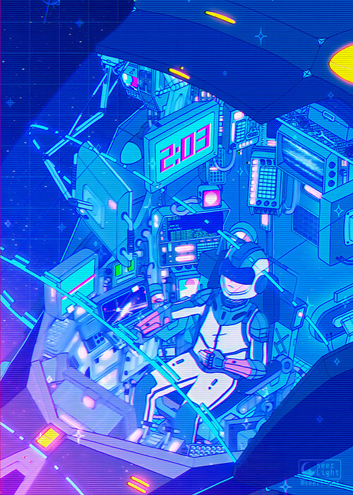 2 Minutes Neon Pop Pastel Poster