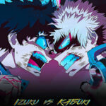 Izuku vs Katsuki MHA anime Poster