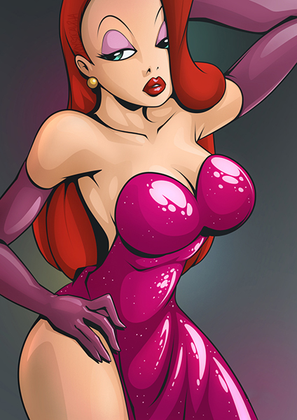 Jessica Rabbit art Poster