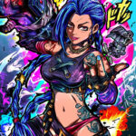 Jinx League of Legends Comic Poster