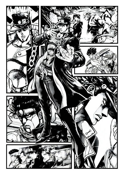 JoJo's Bizarre Adventure Manga Poster