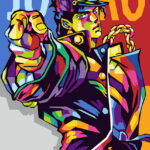Jotaro Kujo Popart JoJo's Bizarre Adventure Poster