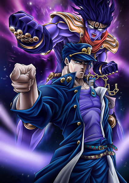 Jotaro Kujo x Star Platinum Poster