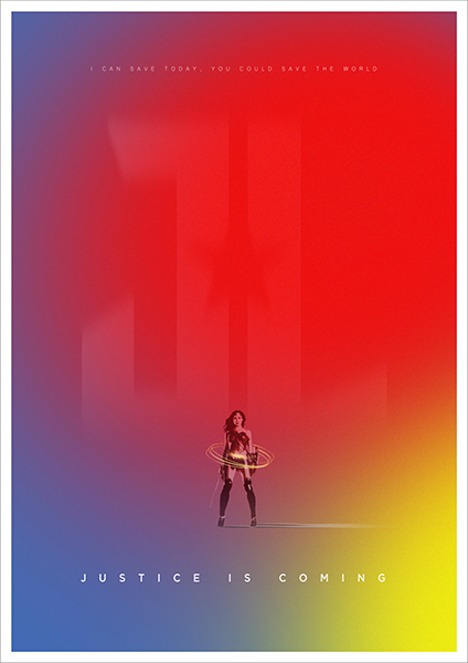 Justice League Character Wonder Woman Poster