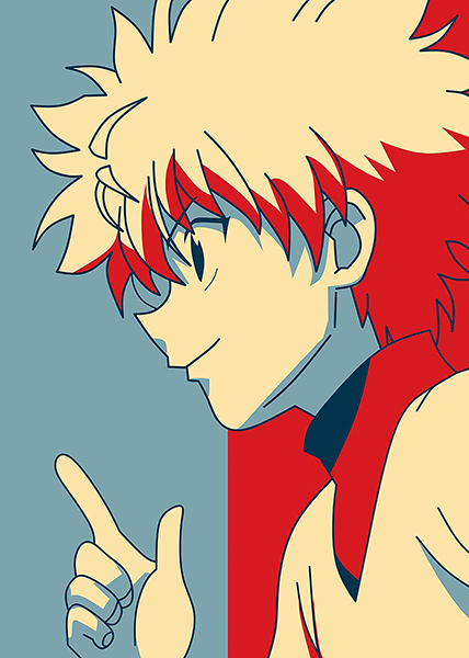 Killua Tinted HxH Poster