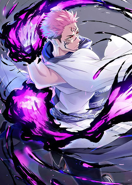 King of Curses Sukuna Jujutsu Kaisen Poster