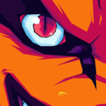 Kyuubi Kurama Naruto Shippuden Pop art Poster